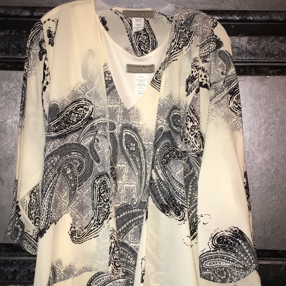 Dinah Lee Black & White Dress & Jacket